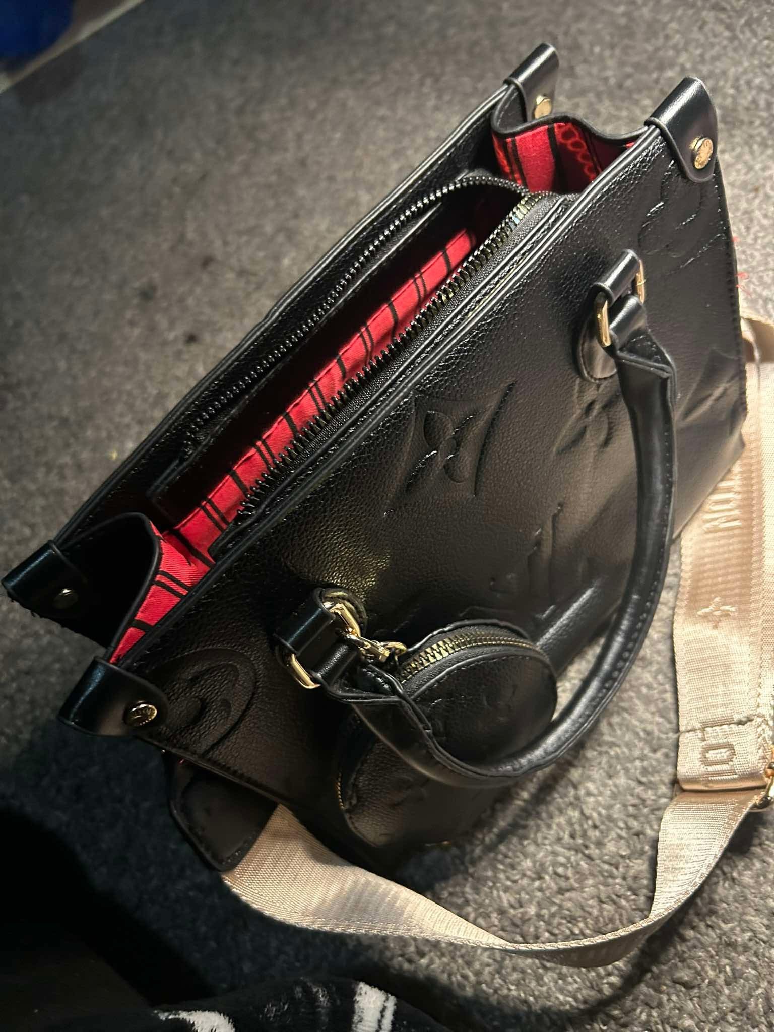 Black Leather Purse